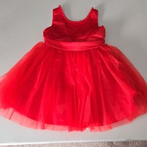Uhnice Red Tulle Dress, Size 90 (2T-3T), NWT